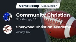 Recap: Community Christian  vs. Sherwood Christian Academy  2017