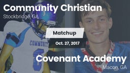 Matchup: Community Christian vs. Covenant Academy  2017