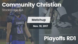 Matchup: Community Christian vs. Playoffs RD1 2017