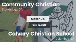 Matchup: Community Christian vs. Calvary Christian School 2018