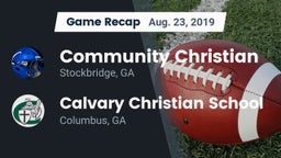 Recap: Community Christian  vs. Calvary Christian School 2019