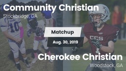Matchup: Community Christian vs. Cherokee Christian  2019