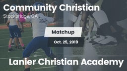 Matchup: Community Christian vs. Lanier Christian Academy 2019