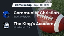 Recap: Community Christian  vs. The King's Academy 2020