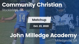 Matchup: Community Christian vs. John Milledge Academy  2020
