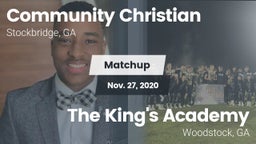Matchup: Community Christian vs. The King's Academy 2020
