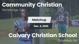 Matchup: Community Christian vs. Calvary Christian School 2020