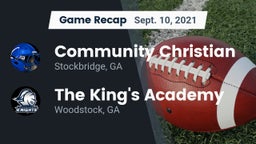 Recap: Community Christian  vs. The King's Academy 2021