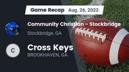 Recap: Community Christian  - Stockbridge vs. Cross Keys  2022