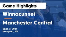 Winnacunnet  vs Manchester Central Game Highlights - Sept. 2, 2021