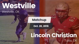 Matchup: Westville vs. Lincoln Christian  2016