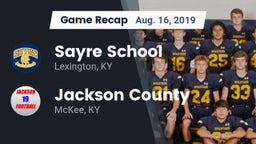 Recap: Sayre School vs. Jackson County  2019