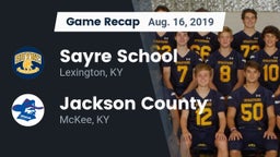 Recap: Sayre School vs. Jackson County  2019