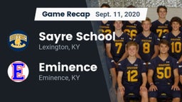 Recap: Sayre School vs. Eminence  2020