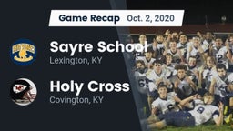 Recap: Sayre School vs. Holy Cross  2020