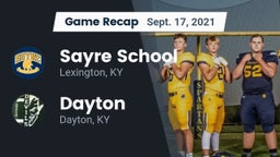 Recap: Sayre School vs. Dayton  2021