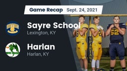 Recap: Sayre School vs. Harlan  2021