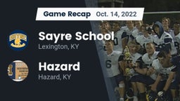 Recap: Sayre School vs. Hazard  2022