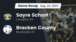 Recap: Sayre School vs. Bracken County 2023