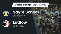 Recap: Sayre School vs. Ludlow  2023