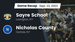 Recap: Sayre School vs. Nicholas County  2023