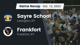 Recap: Sayre School vs. Frankfort  2023