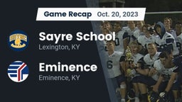 Recap: Sayre School vs. Eminence  2023