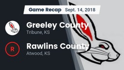 Recap: Greeley County  vs. Rawlins County  2018