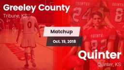 Matchup: Greeley County vs. Quinter  2018