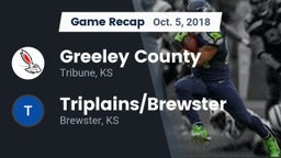 Recap: Greeley County  vs. Triplains/Brewster  2018