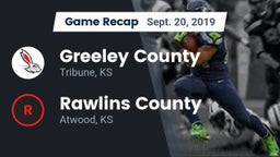 Recap: Greeley County  vs. Rawlins County  2019