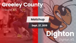 Matchup: Greeley County vs. Dighton  2019