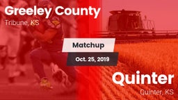 Matchup: Greeley County vs. Quinter  2019