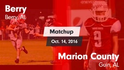 Matchup: Berry vs. Marion County  2016