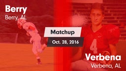 Matchup: Berry vs. Verbena  2016