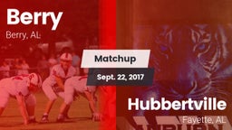 Matchup: Berry vs. Hubbertville  2017