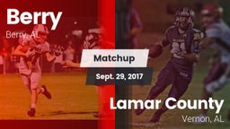 Matchup: Berry vs. Lamar County  2017