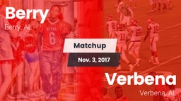 Matchup: Berry vs. Verbena  2017