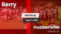 Matchup: Berry vs. Hubbertville  2019