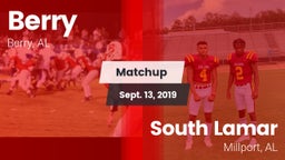 Matchup: Berry vs. South Lamar  2019