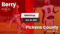 Matchup: Berry vs. Pickens County  2019