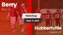 Matchup: Berry vs. Hubbertville  2020