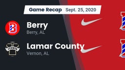 Recap: Berry  vs. Lamar County  2020