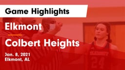 Elkmont  vs Colbert Heights  Game Highlights - Jan. 8, 2021