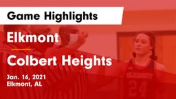 Elkmont  vs Colbert Heights Game Highlights - Jan. 16, 2021