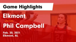 Elkmont  vs Phil Campbell  Game Highlights - Feb. 20, 2021