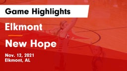 Elkmont  vs New Hope  Game Highlights - Nov. 12, 2021