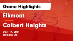 Elkmont  vs Colbert Heights  Game Highlights - Dec. 17, 2021