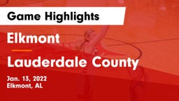 Elkmont  vs Lauderdale County  Game Highlights - Jan. 13, 2022