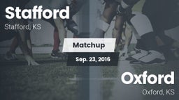 Matchup: Stafford vs. Oxford  2016